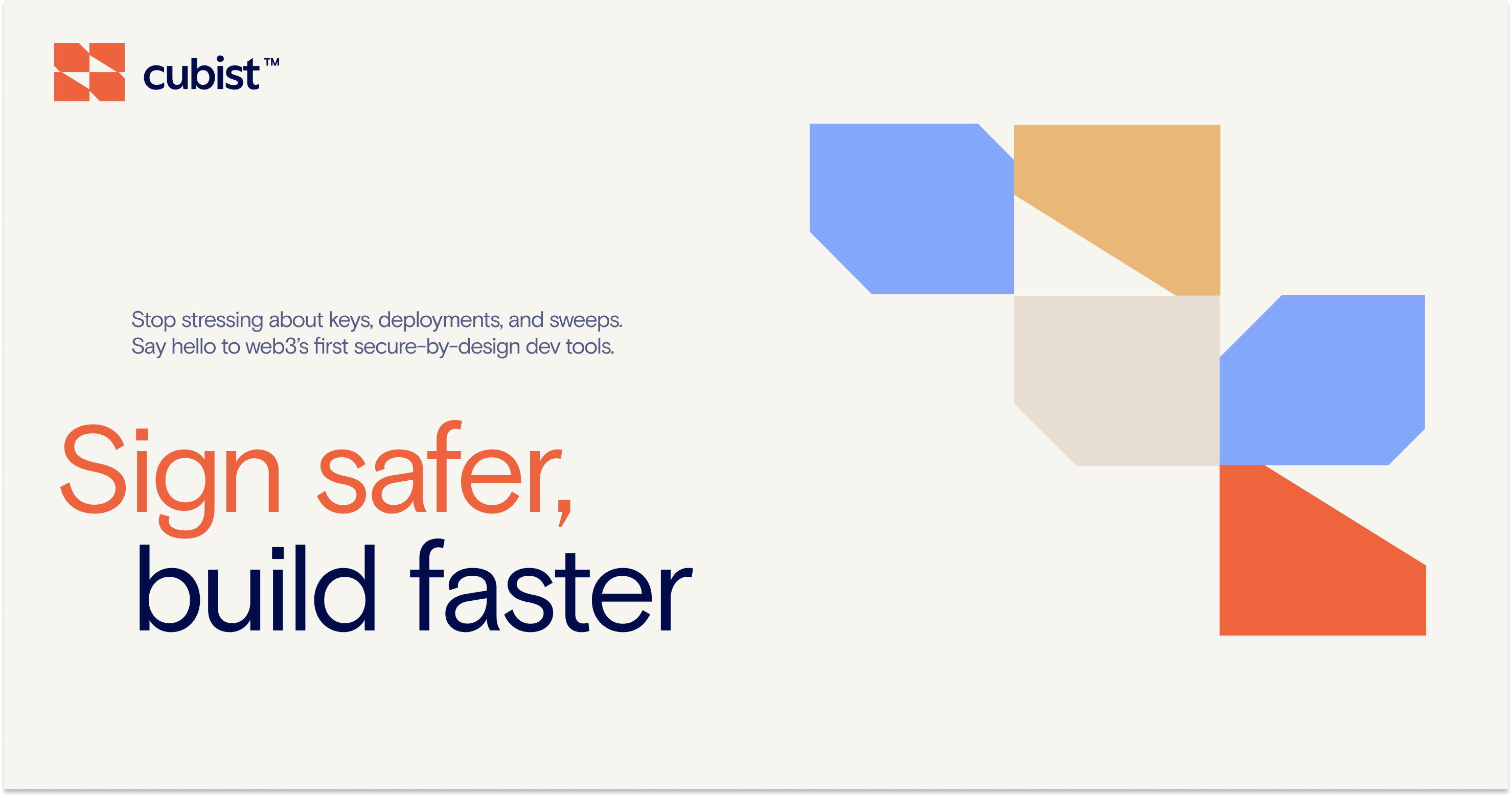 Cubist hardwarebacked key management, crosschain dev tools, CI/CD security for web3